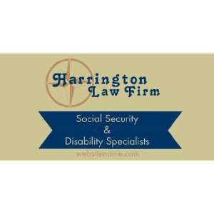  3x6 Vinyl Banner   Social Security Disability Specialists 