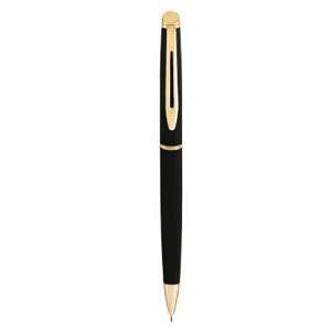  Waterman   Hemisphere Matte Black GT Pencil, Gold Trims 
