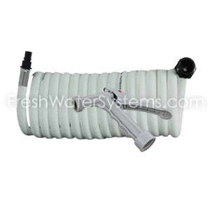   Supercoil Hose 15 White with Speed Tap Hose Adaptor