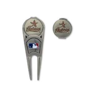 Houston Astros Ball Mark Repair Tool & Hat Clip Combo  