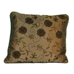    Zoe Decorative 8018 Floral Embroidered Decorative Pillow: Baby