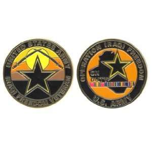  U.S. Army Operation Iraqi Freedom Veteran Challenge Coin 