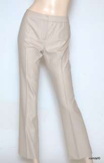 wool pants size 2 p inseam 29 color beige stripe fabric 96 % wool 4 % 