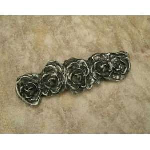  Five Roses Cabinet Pull In Pewter