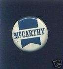 McCarthy Presidential Button Vintage Pin Political  