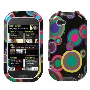 SHARP: Kin Two (Microsoft) , Groove Bubble/Black Phone Protector Cover