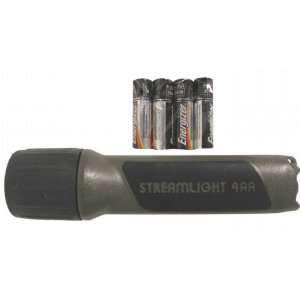 Streamlight Inc 4AA Propolymer Green w/White LED & Alkaline Batteries 
