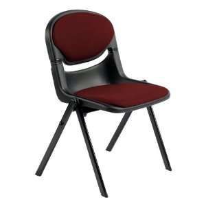  Meridian Stack Chair with Fabric Upholstered Seat and Back 