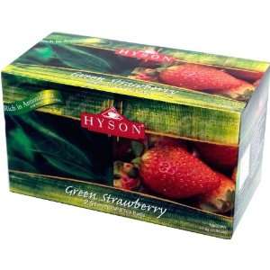 HYSON Filter Bag Green Tea, Strawberry: Grocery & Gourmet Food