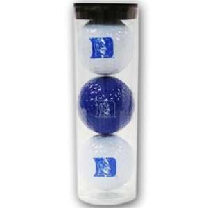  Duke Blue Devils 3 Pack Golf Balls White: Sports 