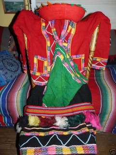 QUECHUA INDIAN TRADITIONAL CLOTHES  CUSCO PERU  