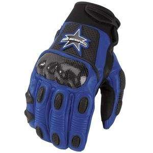  Icon Merc Short Gloves   Small/Blue: Automotive