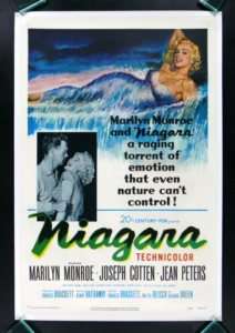 NIAGARA * 1953 MARILYN MONROE 1SH ORIG MOVIE POSTER  