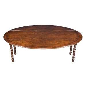  Antique Style Solid Oak Drop Leaf Dining Table: Home 