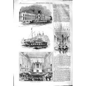  1843 INDIGENT BLIND ASYLUM TEMPERANCE FESTIVAL CHURCH 