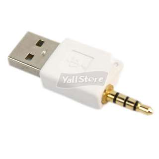 5mm 1/8 to USB Charger Adapter for iPod Shuffle Nano  