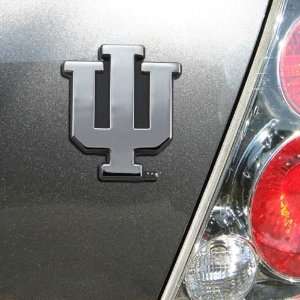  Indiana Hoosiers Chrome Team Logo Auto Emblem