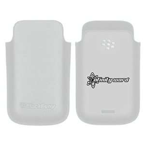  Infinity Ward Logo on BlackBerry Leather Pocket Case  