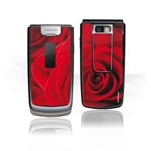  Design Skins for Nokia 6600 Fold   Red Rose Design Folie 