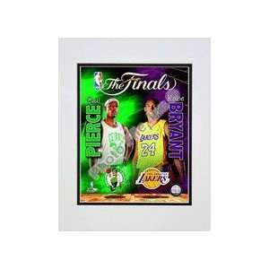  NBA 2009   2010 Finals Matchup Composite Double Matted 8 