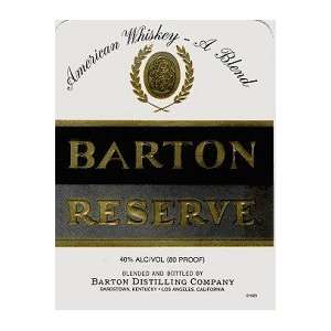  Barton Whiskey Blend Reserve 90@ 1.75L Grocery & Gourmet 