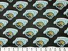 Jacksonville Jaguars Cotton Fabric   9 x 58  