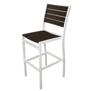 Poly Wood A102FAWMA Euro Side Chair Outdoor Bar Stool 