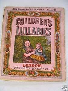 Aunt Louisas Childrens Lullabies Illustrated Book  