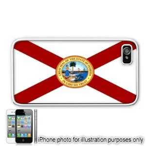  Florida State Flag Apple Iphone 4 4s Case Cover White 