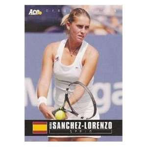 Maria Sanchez Lorenzo Tennis Card 