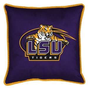  LSU Tigers Louisiana State Throw Bed Pillow 17 x 17: Home 