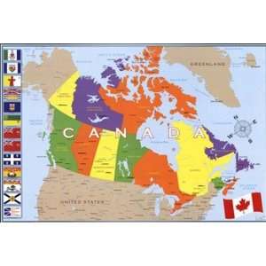  Map Of Canada   Poster (36x24)