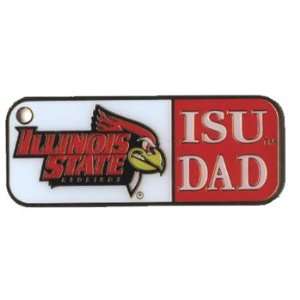 Illinois State Redbirds Isu Dad Key Ring:  Sports 