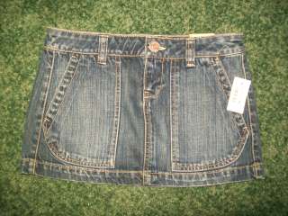 BRAND NEW WITH TAGS AREOPOSTALE DENIM JEAN SKIRT    SIZE 1/2    VERY 