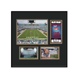  NFL Stadium Ticket Frame   Jacksonville Jaguars Sports 