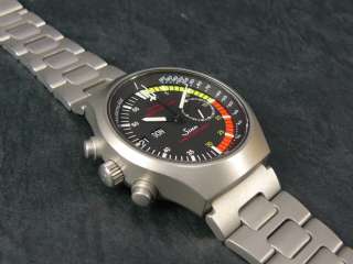RARE Stop Produce EZM4 SS SINN Chronograph Automatic Watch Lemania 