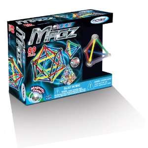  89 Pieces Magz Educational Magnetic Building Set: Toys 