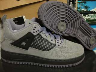 Nike Jordan Force AJF 4 Grey Purple Sneakers GS Sz 6.5  