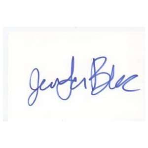 JENNIFER BLANC Signed Index Card In Person