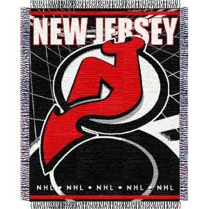  NHL New Jersey Devils SPIRAL 48x60 Triple Woven Jacquard 