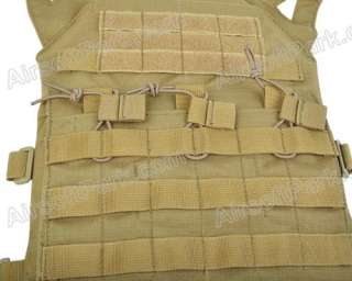 1000D Airsoft Emerson JPC Tactical Vest Simplefied Version Coyote 