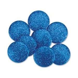  Jesse James Dress It Up Big Glitter Dots 8/Pkg Royal Blue 