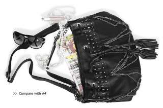 NWT womens vintage genuine/real leather handbag hobo shoulder purse 
