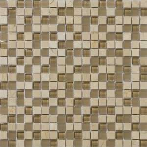  Lucente 5/8 x 5/8 Stone and Glass Mosaic Blend in Murano 
