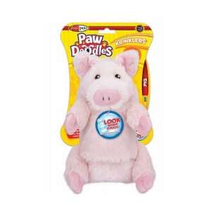  JPI Pawdoodles Krinklers Pig Small Plush Skin, Dogs Toy 