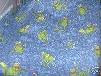 Kermit the Frog Muppets Blanket Quilt Handmade Disney  
