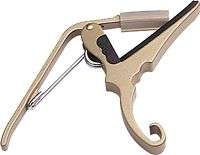 KYSER QUICK CHANGE ACOUSTIC GUITAR CAPO   GOLD *NEW* 009265016207 