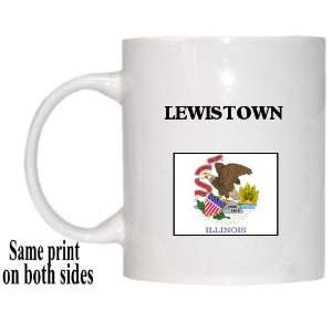    US State Flag   LEWISTOWN, Illinois (IL) Mug 