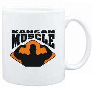  Mug White  Kansan Muscle  Usa States