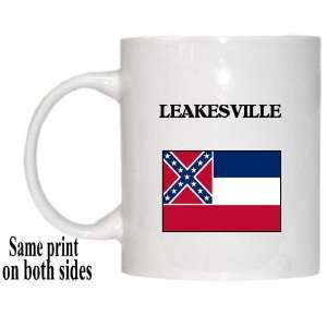  US State Flag   LEAKESVILLE, Mississippi (MS) Mug 